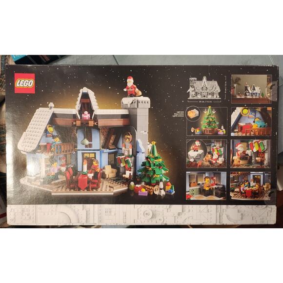 LEGO Icons Santa’s Visit 10293 Christmas House, NIB - Picture 4 of 7